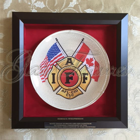 IAFF crest Plate